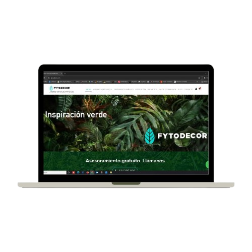 Diseño de la home de Fytodecor